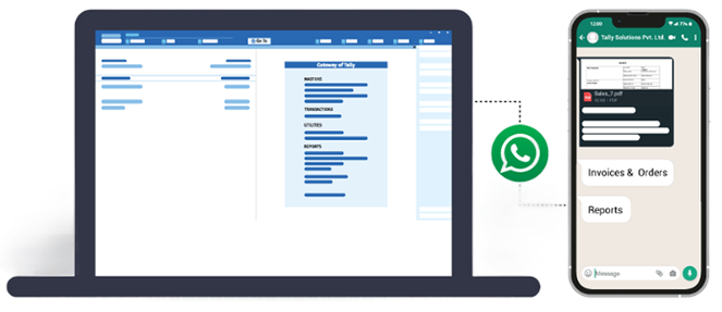 Tally prime Whatsapp